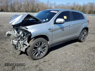 2018 Mitsubishi Outlander SE with VIN JA4AP3AW4JZ005567, listed as a Copart auction lot 50145465 with 97,946 mi miles and Salvage title. Bid and sale history available at DreamBid. Image 1.