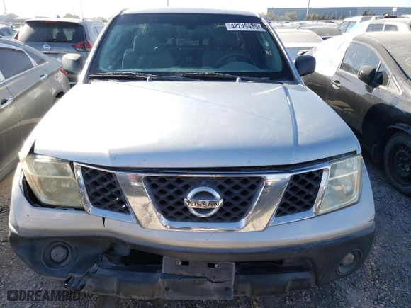 2007 Nissan Frontier XE with VIN 1N6BD06T07C416280, listed as a Copart auction lot 42249435 with 233,528 mi miles and Salvage Title. Bid and sale history available at carsss.com. Image 5.