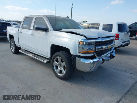 2017 Chevrolet Silverado 1500 LT with VIN 3GCPCREC6HG193694, listed as a IAAI auction lot 41787642 with 1 mi miles. Bid and sale history available at carsss.com. Image 1.