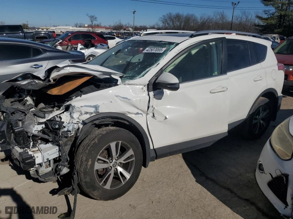 2016 Toyota RAV4 XLE with VIN JTMRFREV5GJ103837, listed as a Copart auction lot 42507055 with 99,426 mi miles and Salvage Title. Bid and sale history available at carsss.com. Image 1.