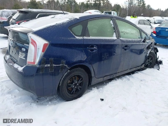 2012 Toyota Prius One with VIN JTDKN3DU2C1587728, listed as a IAAI auction lot 41490723 with NaN miles. Bid and sale history available at carsss.com. Image 4.