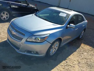 2013 Chevrolet Malibu LTZ with VIN 1G11H5SA3DU139367, listed as a IAAI auction lot 41844076 with 133,050 mi miles. Bid and sale history available at carsss.com. Image 2.