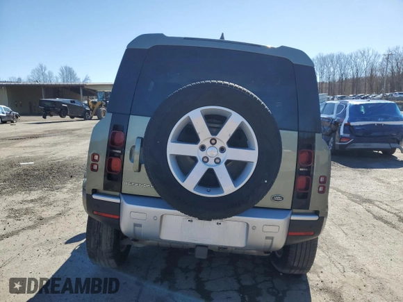 2020 Land Rover Defender with VIN SALEK7EX1L2029555, listed as a Copart auction lot 47935285 with 27,542 mi miles and Salvage title. Bid and sale history available at DreamBid. Image 6.