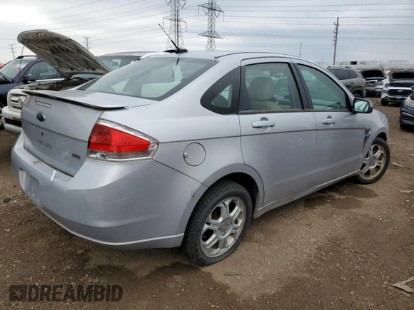 2008 Ford Focus SE with VIN 1FAHP35N98W251036, listed as a Copart auction lot 50370435 with 89,144 mi miles and Clean Title. Bid and sale history available at carsss.com. Image 3.