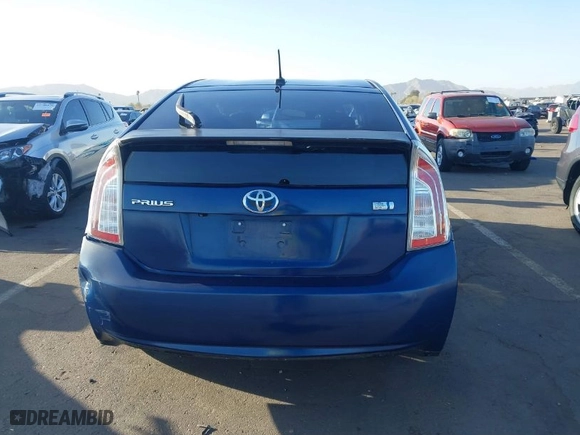 2012 Toyota Prius One with VIN JTDKN3DU0C1606664, listed as a IAAI auction lot 41718640 with NaN miles. Bid and sale history available at carsss.com. Image 15.