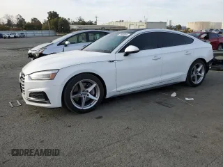 2018 Audi A5 Sportback Premium with VIN WAUDNCF51JA080277, listed as a Copart auction lot 77560844 with 139,696 mi miles and Salvage Title. Bid and sale history available at carsss.com. Image 1.
