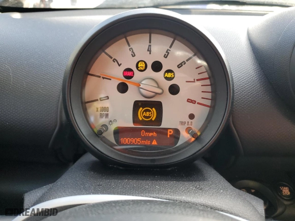 2013 MINI Cooper Countryman with VIN WMWZB3C59DWM07017, listed as a Copart auction lot 85222554 with 100,905 mi miles and Salvage Title. Bid and sale history available at carsss.com. Image 9.
