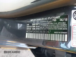 2014 Mercedes-Benz E 350 Sport with VIN WDDHF5KB8EA838247, listed as a IAAI auction lot 41425820 with 92,346 mi miles and . Bid and sale history available at DreamBid. Image 9.