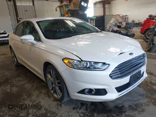 2016 Ford Fusion Titanium with VIN 3FA6P0D93GR116355, listed as a IAAI auction lot 42158991 with 59,602 mi miles and . Bid and sale history available at DreamBid. Image 1.
