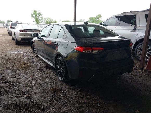 2023 Toyota Corolla SE with VIN 5YFS4MCE4PP160698, listed as a IAAI auction lot 42045913 with 37,168 mi miles and . Bid and sale history available at DreamBid. Image 3.