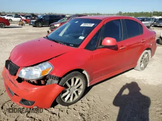 2009 Suzuki SX4 Touring Pkg 2 with VIN JS2YC417596201244, listed as a Copart auction lot 46684265 with 146,543 mi miles and Salvage Title. Bid and sale history available at carsss.com. Image 1.