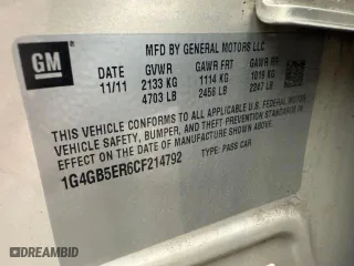 2012 Buick LaCrosse Convenience with VIN 1G4GB5ER6CF214792, listed as a Copart auction lot 44856295 with 77,504 mi miles and Clean Title. Bid and sale history available at carsss.com. Image 10.