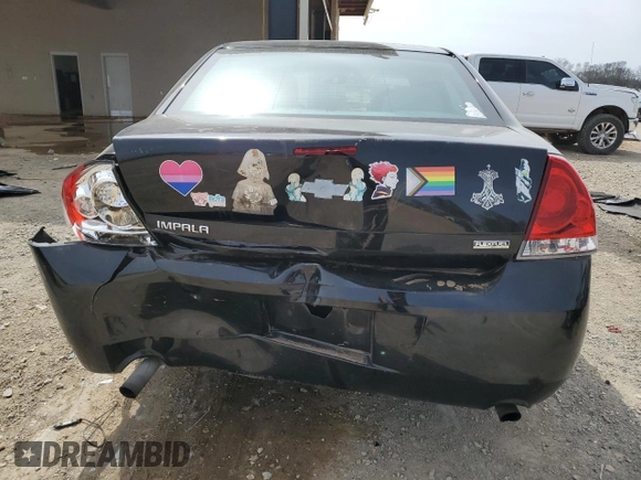2013 Chevrolet Impala LS with VIN 2G1WF5E31D1166670, listed as a Copart auction lot 48392295 with 259,540 mi miles and Salvage Title. Bid and sale history available at DreamBid. Image 6.