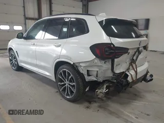 2022 BMW X3 xDrive30i with VIN 5UX53DP02N9K40520, listed as a IAAI auction lot 42086111 with 20,995 mi miles and . Bid and sale history available at DreamBid. Image 3.