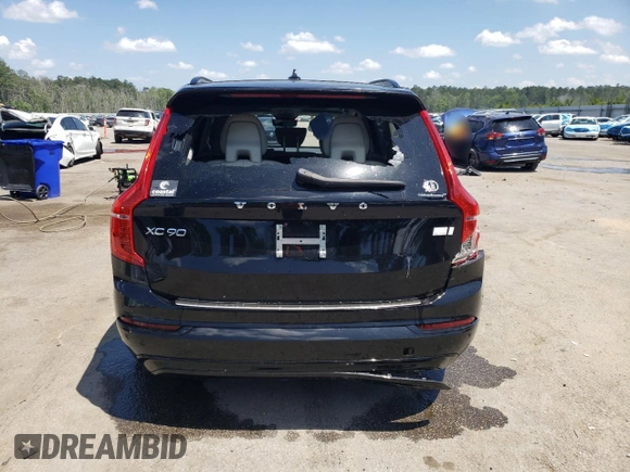 2023 Volvo XC90 Ultimate Dark Theme with VIN YV4H60CX1P1996890, listed as a Copart auction lot 57989095 with 31,269 mi miles and Salvage title. Bid and sale history available at DreamBid. Image 6.