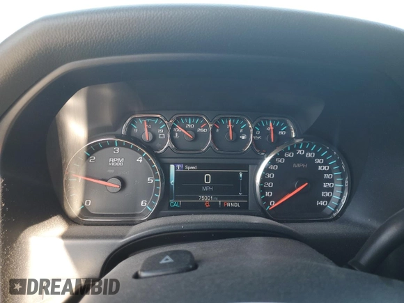 2017 Chevrolet Silverado 1500 LT with VIN 1GCRCREC0HZ213740, listed as a Copart auction lot 50305065 with 75,001 mi miles and Clean Title. Bid and sale history available at DreamBid. Image 9.