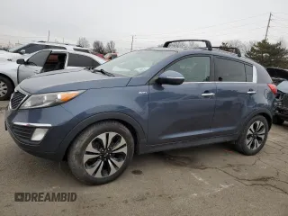 2012 Kia Sportage SX with VIN KNDPCCA69C7170928, listed as a Copart auction lot 44991175 with 176,239 mi miles and Salvage title. Bid and sale history available at DreamBid. Image 1.