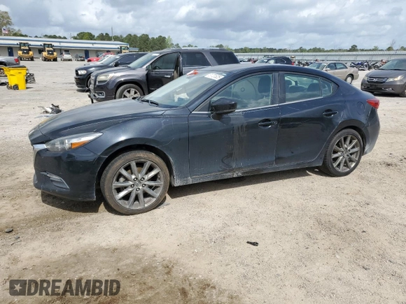 2018 Mazda 3 Touring z VIN 3MZBN1V3XJM268911, wystawiony jako Copart lot #51731825 z przebiegiem 151 921 mil mil oraz Szkoda całkowita • Salvage title. Historia ofert i sprzedaży dostępna na DreamBid. Obrazek 1.