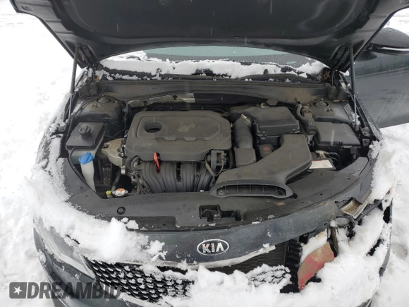 2016 Kia Optima EX with VIN 5XXGU4L36GG034257, listed as a Copart auction lot 46502445 with 114,801 mi miles and Salvage Title. Bid and sale history available at carsss.com. Image 12.