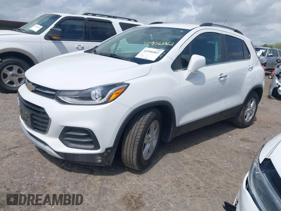 2019 Chevrolet Trax LT with VIN KL7CJLSB0KB957002, listed as a IAAI auction lot 41956062 with 27,928 mi miles and . Bid and sale history available at carsss.com. Image 19.