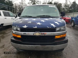 2019 Chevrolet Express Cargo Van with VIN 1GCWGAFG8K1229135, listed as a Copart auction lot 45114855 with 33,244 mi miles and Salvage Title. Bid and sale history available at carsss.com. Image 5.