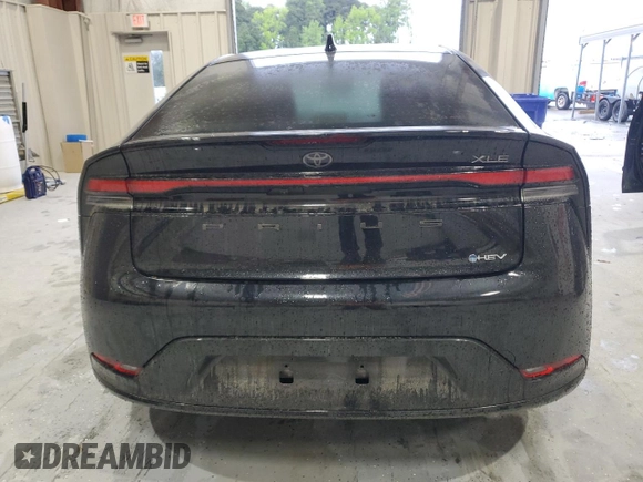 2024 Toyota Prius LE with VIN JTDACAAU4R3033906, listed as a Copart auction lot 52585675 with 589 mi miles and Salvage Title. Bid and sale history available at DreamBid. Image 6.