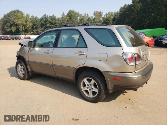 2002 Lexus RX 300 with VIN JTJGF10UX20126789, listed as a Copart auction lot 70904464 with 242,413 mi miles and Non Repairable. Bid and sale history available at carsss.com. Image 2.