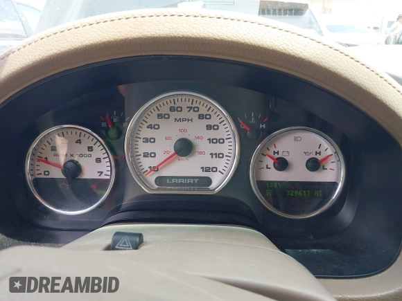 2005 Ford F-150 XLT with VIN 1FTPW12525KD00467, listed as a IAAI auction lot 42663189 with 329,613 mi miles and . Bid and sale history available at DreamBid. Image 7.