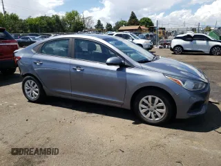 2018 Hyundai Accent SEL with VIN 3KPC24A33JE022557, listed as a Copart auction lot 62828383 with 77,268 mi miles. Bid and sale history available at carsss.com. Image 4.