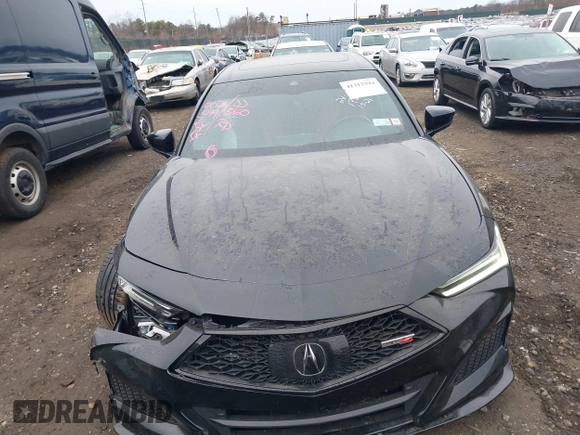 2023 Acura TLX Type S with VIN 19UUB7F97PA004000, listed as a IAAI auction lot 41313294 with 12,000 mi miles and . Bid and sale history available at DreamBid. Image 12.