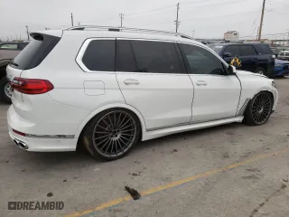 2021 BMW X7 ALPINA XB7 with VIN 5UXCX6C19M9F84210, listed as a Copart auction lot 56889024 with 11,203 mi miles and Salvage Title. Bid and sale history available at carsss.com. Image 3.