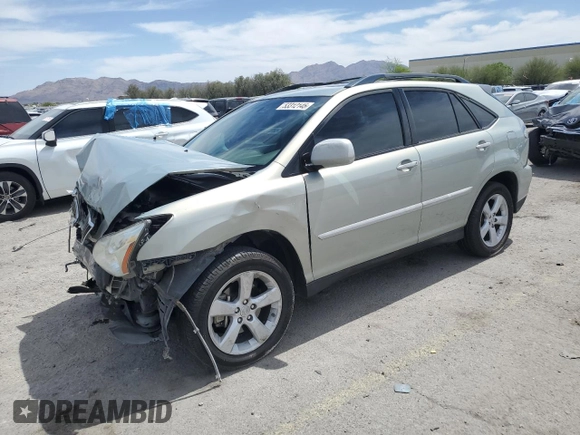 2007 Lexus RX 350 with VIN 2T2GK31U47C021232, listed as a Copart auction lot 53312145 with 190,998 mi miles and Salvage Title. Bid and sale history available at carsss.com. Image 1.
