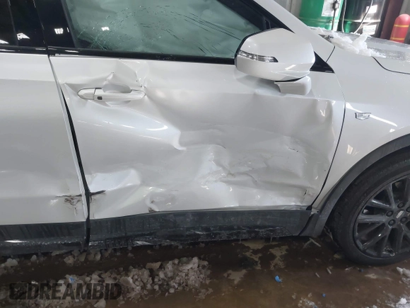 2023 Cadillac XT4 AWD Sport with VIN 1GYFZFR42PF111269, listed as a IAAI auction lot 41614455 with 21,866 mi miles. Bid and sale history available at carsss.com. Image 6.