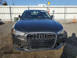 2013 Audi A6 Premium Plus with VIN WAUGGAFC6DN030112, listed as a Copart auction lot 47592835 with 196,190 mi miles and Salvage title. Bid and sale history available at DreamBid. Image 5.