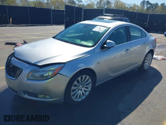 2011 Buick Regal CXL RL2 with VIN W04GP5ECXB1027563, listed as a IAAI auction lot 41890958 with 221,426 mi miles. Bid and sale history available at carsss.com. Image 17.