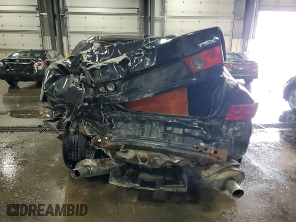 2008 Acura TSX with VIN JH4CL968X8C009691, listed as a Copart auction lot 54417155 with 270,806 mi miles and Salvage title. Bid and sale history available at DreamBid. Image 6.