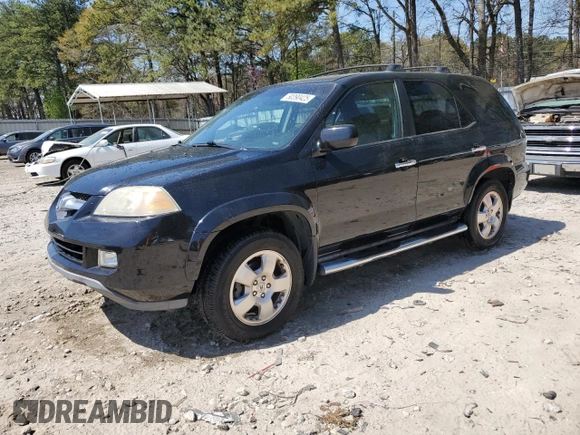 2004 Acura MDX with VIN 2HNYD18234H522720, listed as a Copart auction lot 50390425 with 217,077 mi miles and Salvage Title. Bid and sale history available at carsss.com. Image 1.