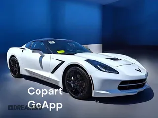 2014 Chevrolet Corvette 2LT with VIN 1G1YC2D77E5108969, listed as a Copart auction lot 48627555 with 37,580 mi miles and Clean Title. Bid and sale history available at carsss.com. Image 1.