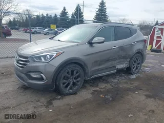 2017 Hyundai Santa Fe Sport 2.0T Ultimate with VIN 5XYZWDLA4HG388437, listed as a IAAI auction lot 41434307 with 108,112 mi miles. Bid and sale history available at carsss.com. Image 17.