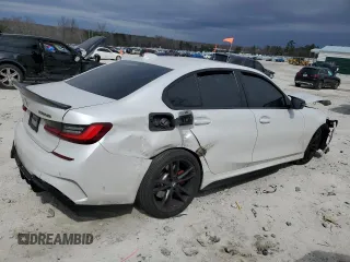 2022 BMW 3 Series M340i with VIN 3MW5U7J05N8C57442, listed as a Copart auction lot 47429075 with 50,798 mi miles and Salvage Title. Bid and sale history available at carsss.com. Image 3.