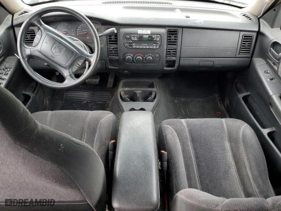 2002 Dodge Dakota SLT with VIN 1B7HL48NX2S638927, listed as a Copart auction lot 49182285 with 376,546 mi miles and Salvage Title. Bid and sale history available at carsss.com. Image 8.