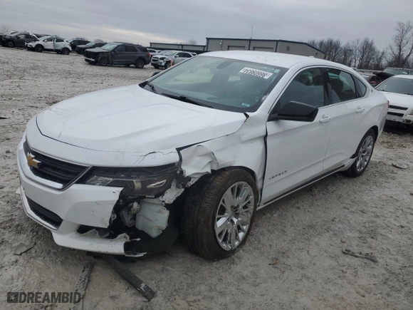 2018 Chevrolet Impala LS with VIN 2G11X5S39J9163654, listed as a Copart auction lot 86609834 with 105,844 mi miles and Clean Title. Bid and sale history available at carsss.com. Image 1.
