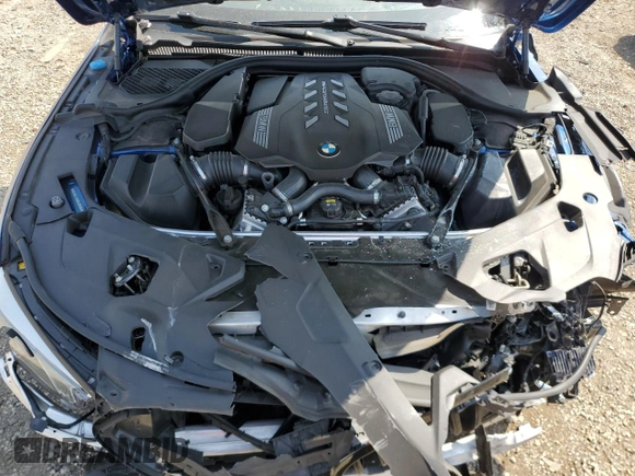 2019 BMW 8 Series M850i xDrive with VIN WBABC4C58KBU96586, listed as a Copart auction lot 55879625 with Not provided miles and Salvage title. Bid and sale history available at DreamBid. Image 11.