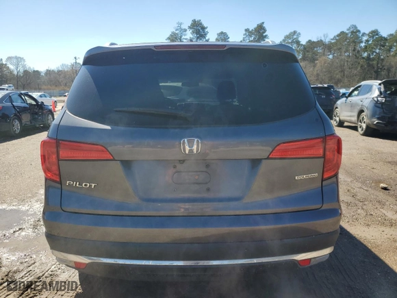 2017 Honda Pilot Touring with VIN 5FNYF5H96HB039688, listed as a Copart auction lot 46582065 with 86,132 mi miles and Salvage Title. Bid and sale history available at carsss.com. Image 6.