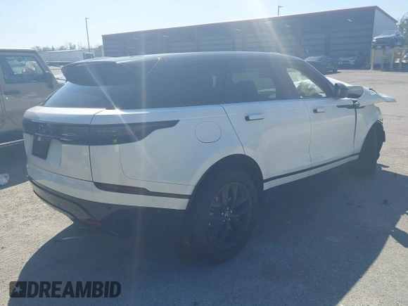 2025 Land Rover Range Rover Velar Dynamic SE with VIN SALYL2EX9SA802869, listed as a IAAI auction lot 41793091 with 5,614 mi miles and . Bid and sale history available at DreamBid. Image 4.