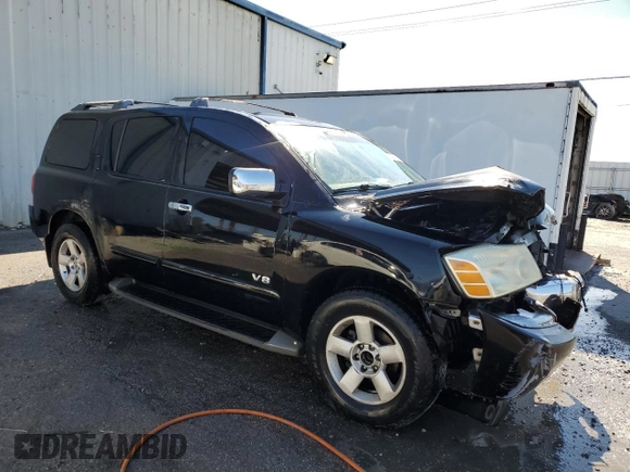 2006 Nissan Armada LE z VIN 5N1AA08A76N704895, wystawiony jako Copart lot #43348725 z przebiegiem 347 843 mil mil oraz Szkoda całkowita • Salvage title. Historia ofert i sprzedaży dostępna na DreamBid. Obrazek 4.