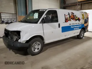 2016 Chevrolet Express Cargo Van with VIN 1GCZGHFG2G1158124, listed as a Copart auction lot 85870114 with 146,924 mi miles and Clean Title. Bid and sale history available at carsss.com. Image 1.