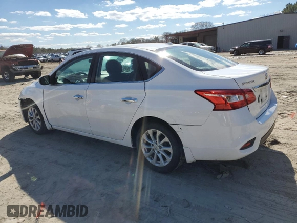 2018 Nissan Sentra SV with VIN 3N1AB7AP9JL639696, listed as a Copart auction lot 46835745 with 88,460 mi miles and Salvage Title. Bid and sale history available at carsss.com. Image 2.