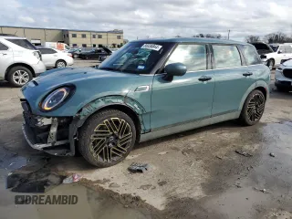 2023 MINI Clubman Cooper S with VIN WMWLV7C09P2S74537, listed as a Copart auction lot 85036844 with 33,361 mi miles and Salvage Title. Bid and sale history available at carsss.com. Image 1.