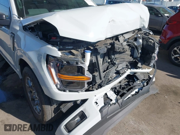 2024 Ford F-150 STX with VIN 1FTEW2KP7RFA29709, listed as a IAAI auction lot 41311395 with 5,883 mi miles and . Bid and sale history available at carsss.com. Image 6.
